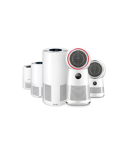Breville range of Air Purifiers.