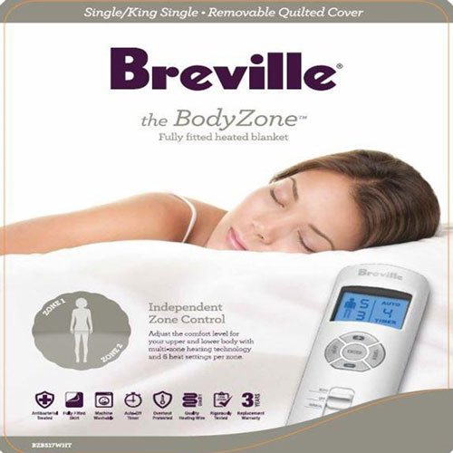 BodyZone® Single / King Single Quilted Fitted Heated Blanket