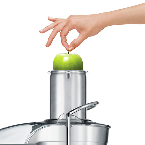 Breville JE98XL Juice Fountain® Plus Juicer w/ Extra Wide Feed Chute - 2  Speed, Brushed Stainless