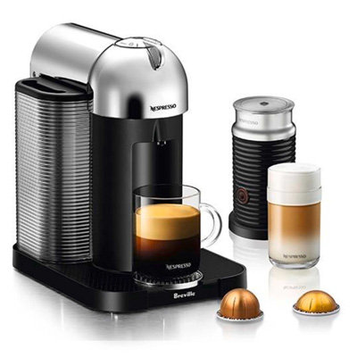  Nespresso Essenza Mini Espresso Machine by Breville,0.6 Liters,  Piano Black, 15.25 x 5.5 x 12.25 in: Home & Kitchen
