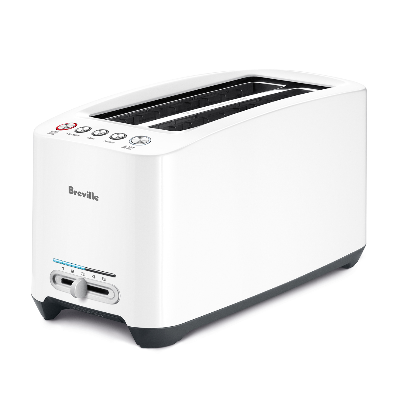 Breville the 'A Bit More 4-Slice Long-Slot Toaster Stainless Steel BTA730XL  - Best Buy