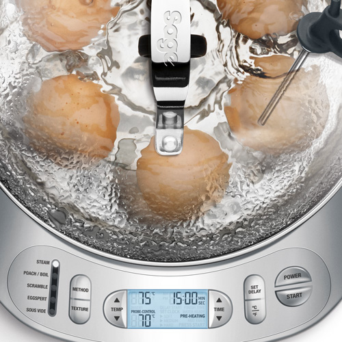 the One° Precision Poacher™ in Brushed Stainless Steel Delay Start