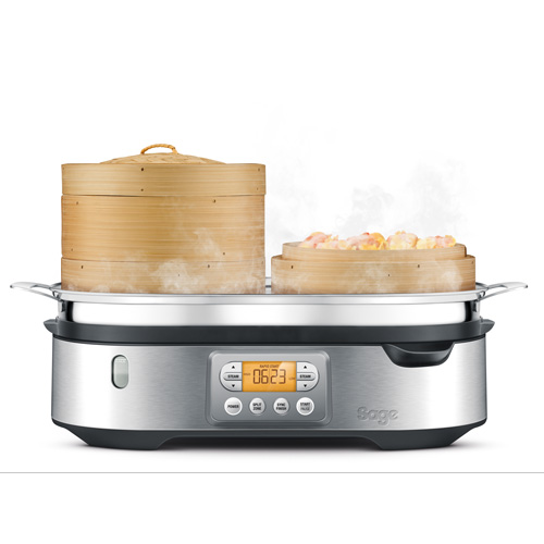 the Steam Zone™ Sage Cooker in Brushed Stainless Steel rapid start technology