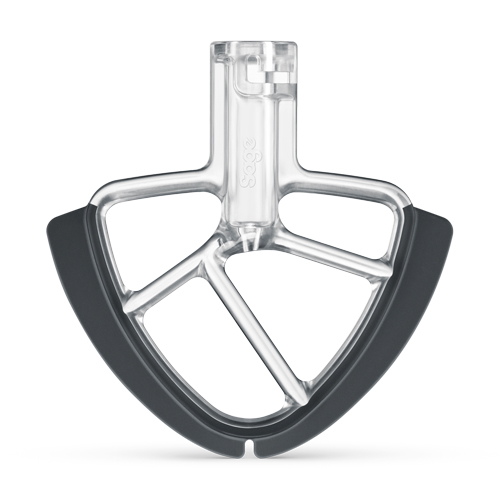 the Scraper Mixer™ Mixers in Silver double sided scraper beater