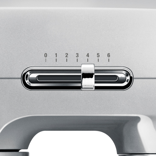 the Scraper Mixer™ Mixers in Silver 6 speed electronic control