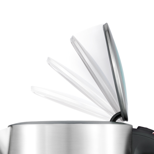 the Compact Kettle™ Kettles & Tea in Brushed Stainless Steel Soft Top® Lid