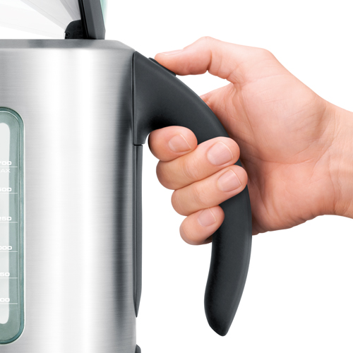 the Soft Open™ Kettle Kettles & Tea in Silver Soft Grip Ergonomic Handle