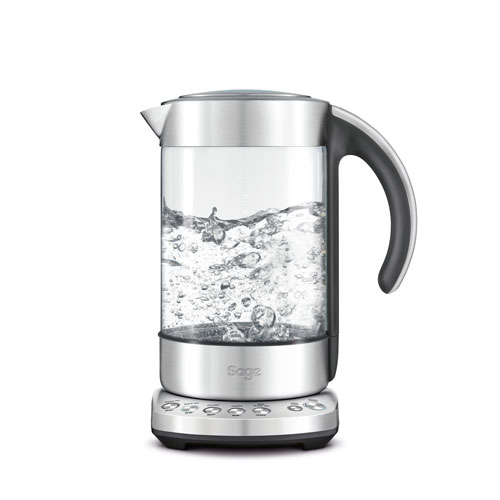 the Smart Kettle™ Clear Tea in Brushed stainless steel Perfect Temperature Every Time