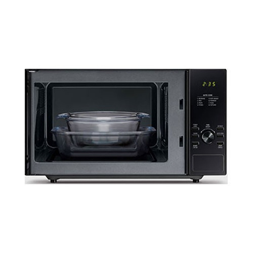 the Inverter Flatbed™ Noir Microwave • Breville