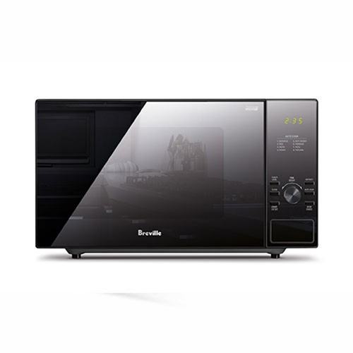 the Inverter Flatbed™ Noir Microwave • Breville