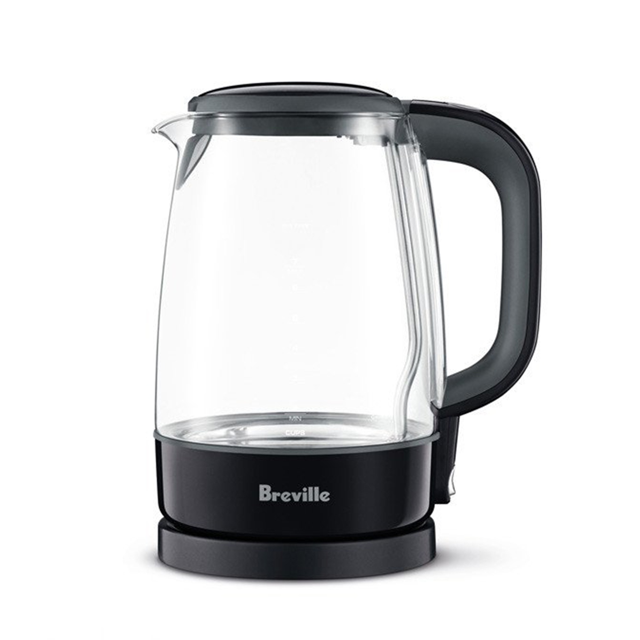 breville crystal clear glass kettle
