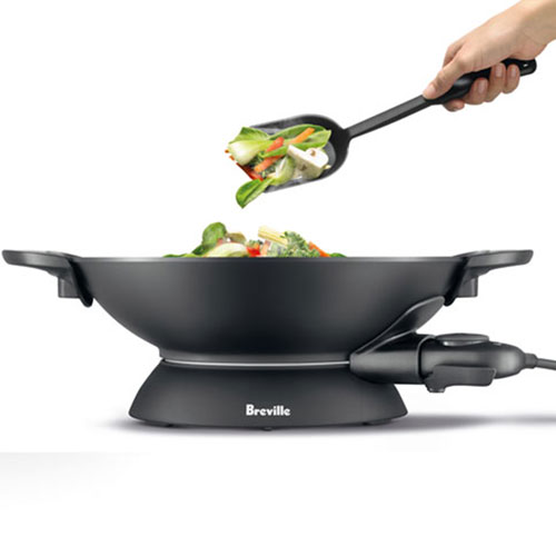 the Quick Wok™ 5 Litre Compact Size Electric Wok • Breville