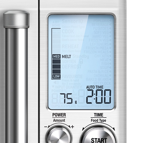 the Quick Touch in Silver smart menu saves time