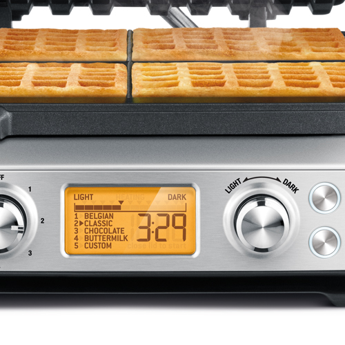 the Smart Waffle™ Pro 4 Slice Waffle Maker • Breville