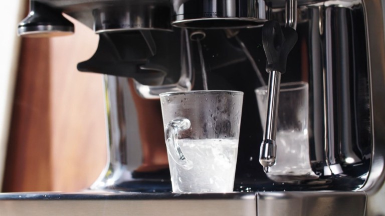How to make a black coffee using Breville Espresso Machine 