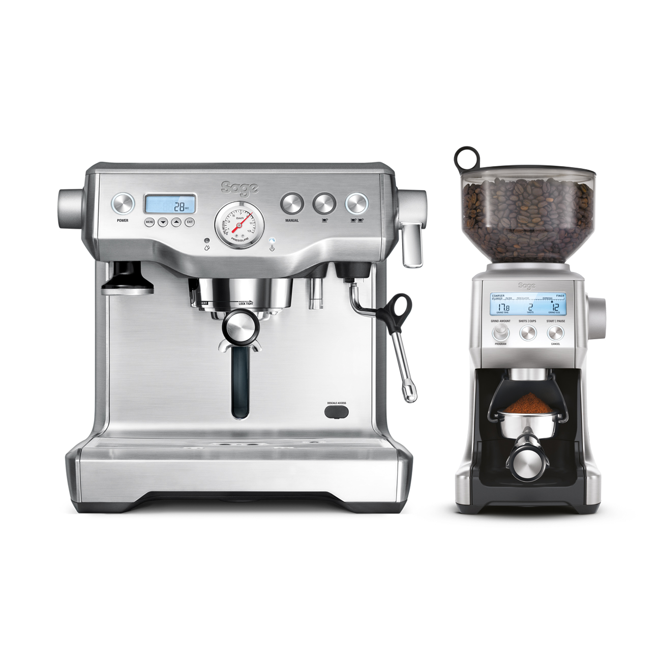 the Dynamic Duo™ Espresso Machine • Sage