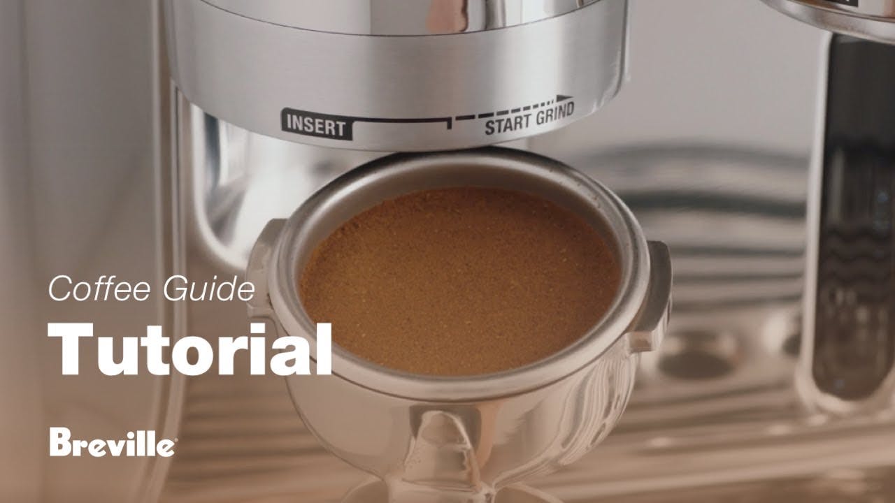 Breville coffee guide tutorial - How to adjust the tamp height