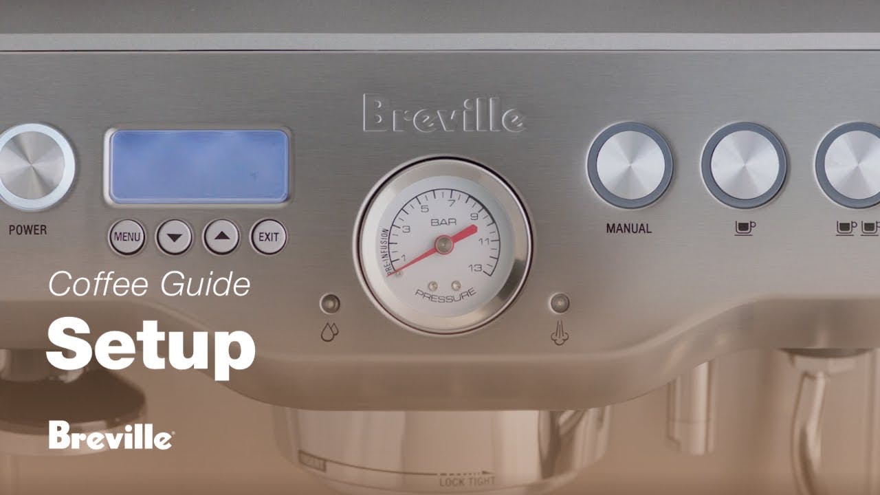 Breville coffee guide tutorial - How to use the interface