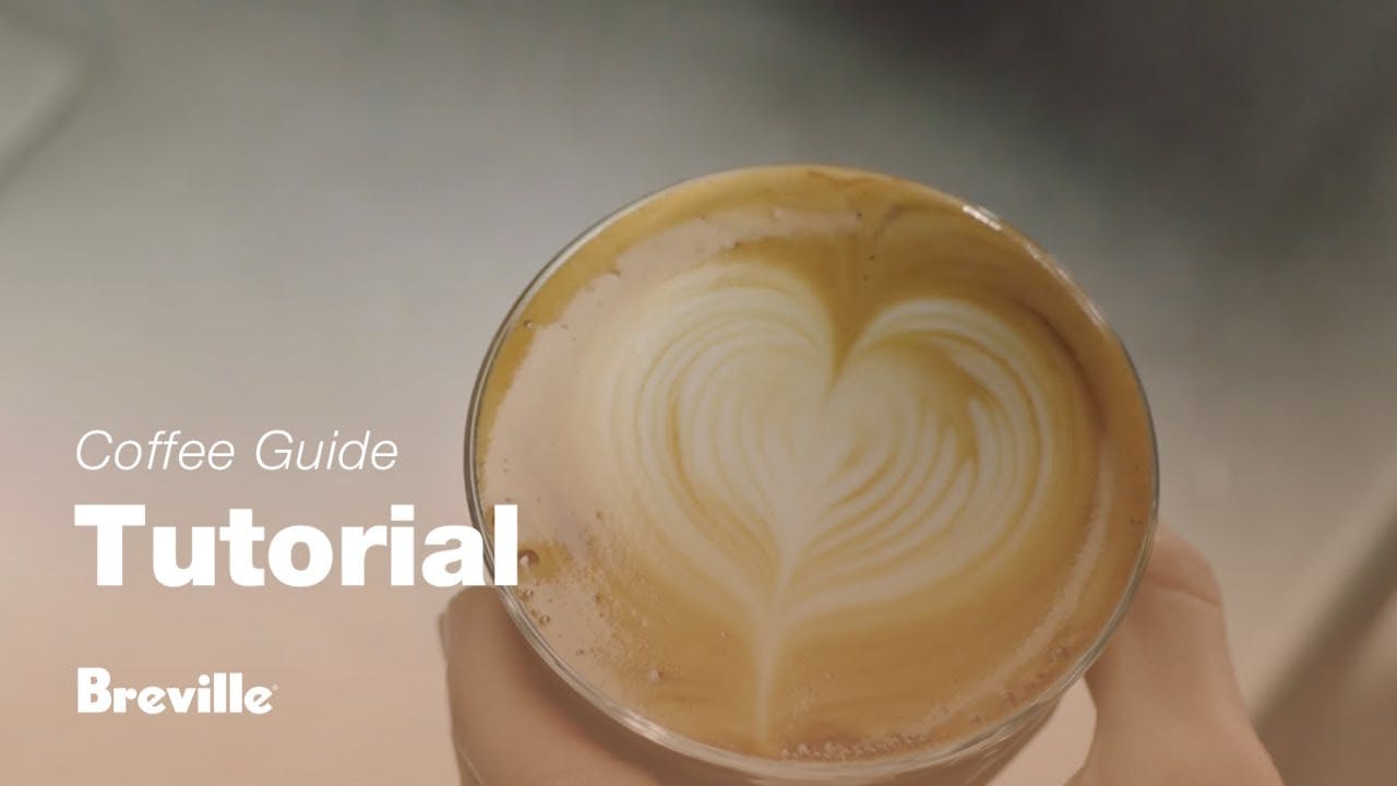 Breville coffee guide tutorial - How to create latte art: the heart