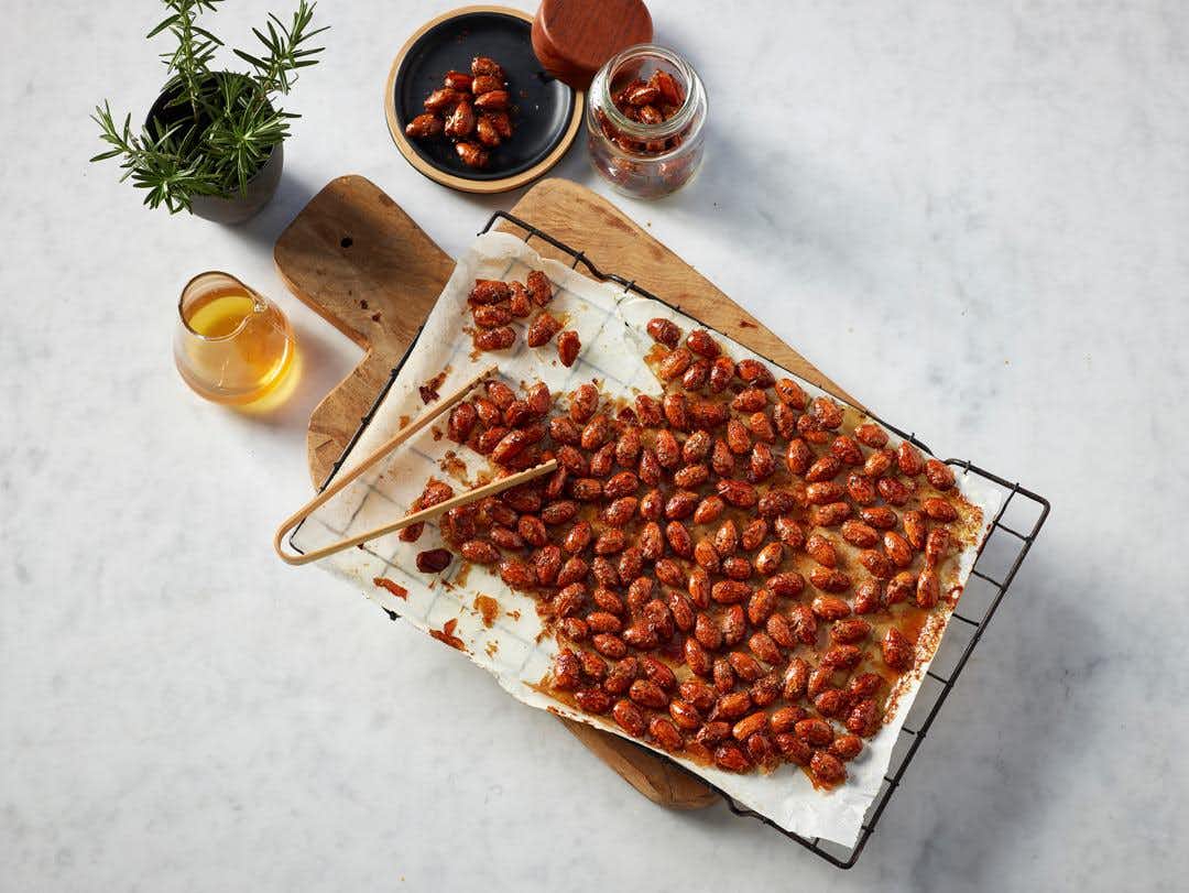 Dehydrated Honey-Rosemary Roasted Activated Almonds