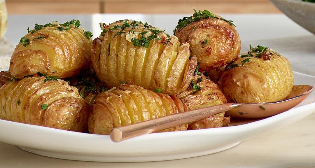 Crispy Hasselback Potatoes