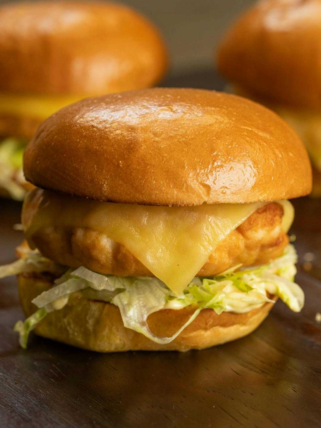 Chicken and Cheese Burger
