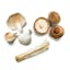 mixed fresh mushrooms (shiitake, oyster, enoki) icon