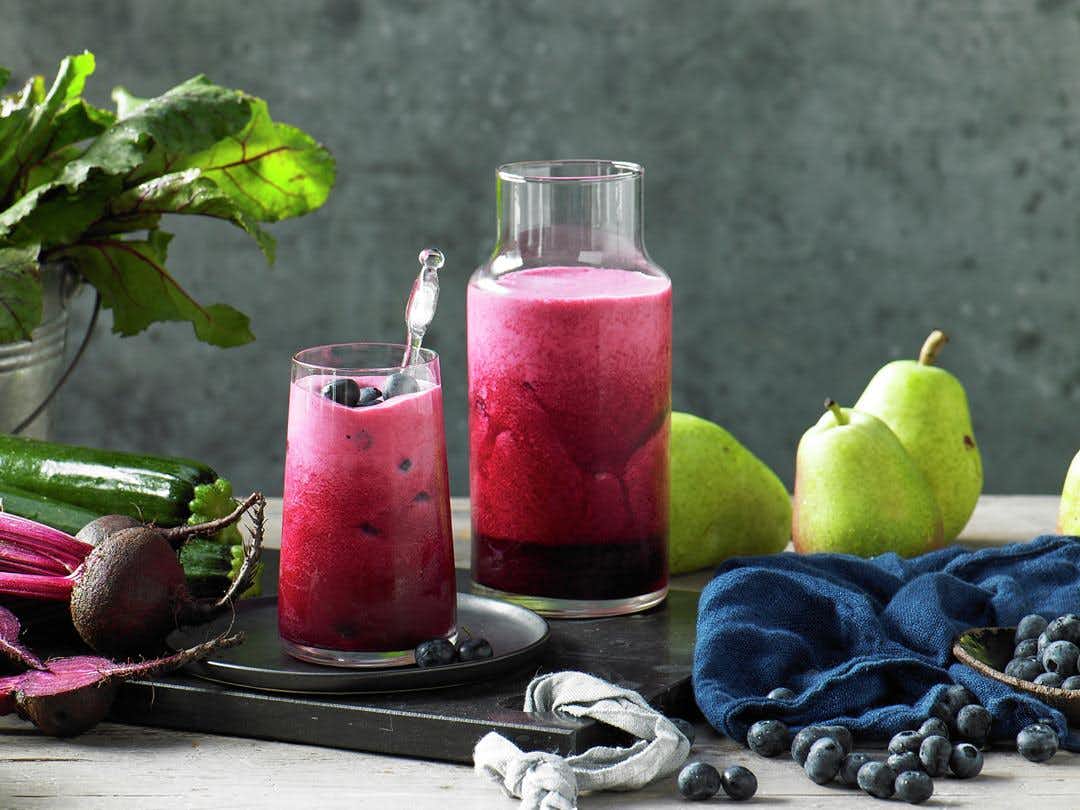 Beet and Blueberry Juice